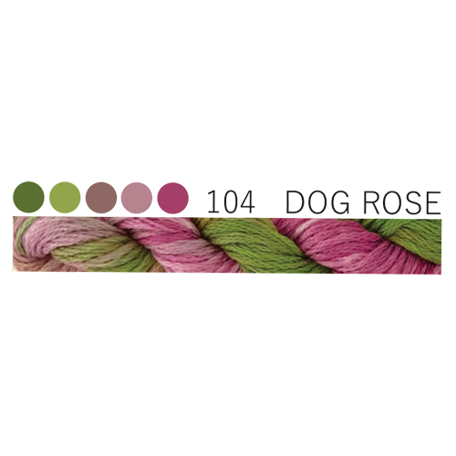 CGT 104 Dog Rose Stranded Cotton