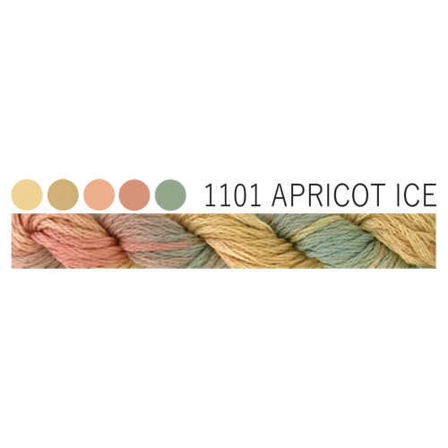 CGT 1101 Apricot Ice Stranded Cotton