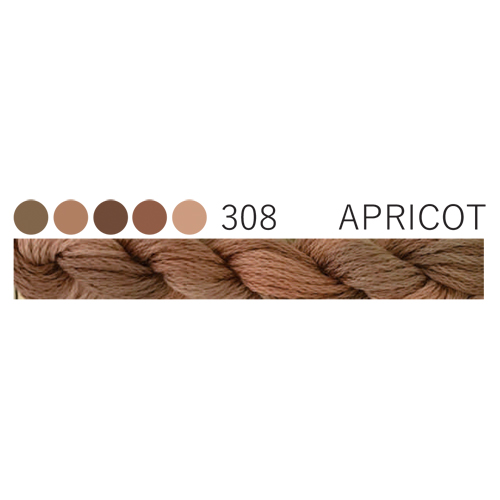 CGT 308 Apricot Stranded Cotton