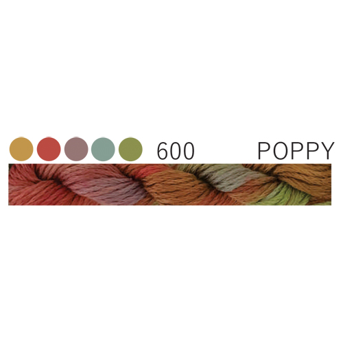 CGT 600 Poppy Stranded Cotton