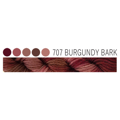 CGT 707 Burgundy Bark Stranded Cotton