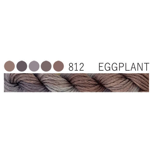 CGT 812 Eggplant Stranded Cotton