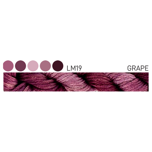 CGT LM19 Grape Stranded Cotton
