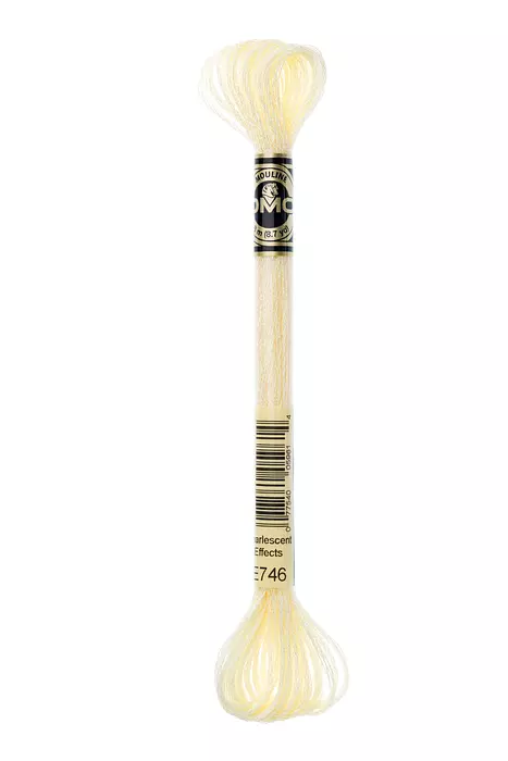DMC Metallic Light Effects - E746 Pearlescent Vanilla