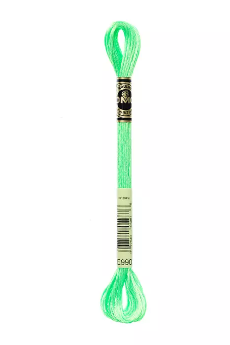 DMC Metallic Light Effects - E990 Neon Green