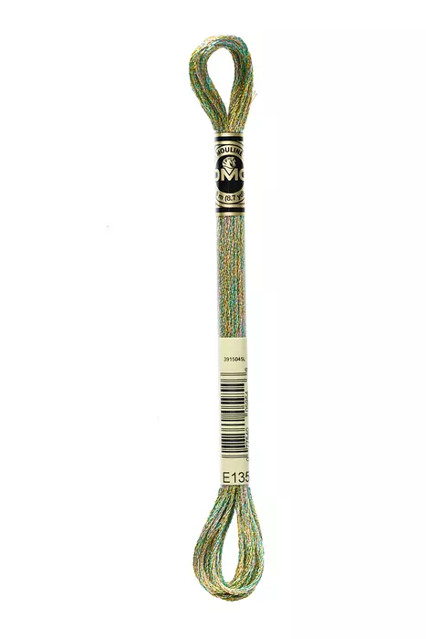 DMC Metallic Light Effects - E135 Metallic Spring Sparkle