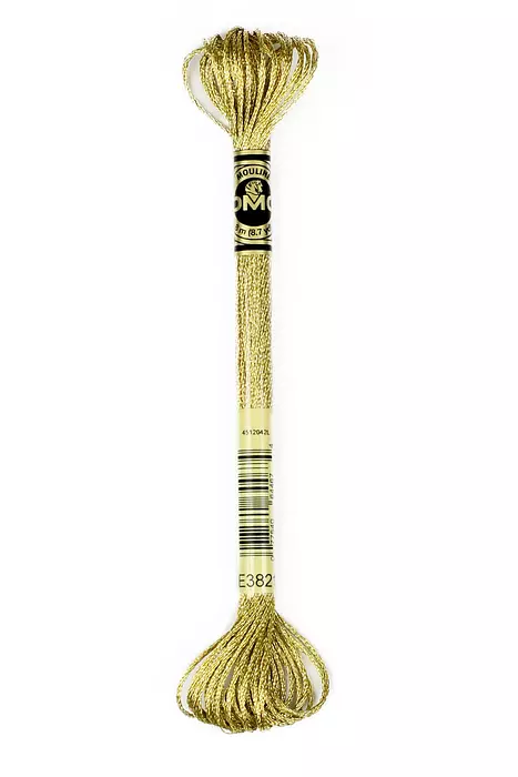 DMC Metallic Light Effects - E3821 Metallic Mango