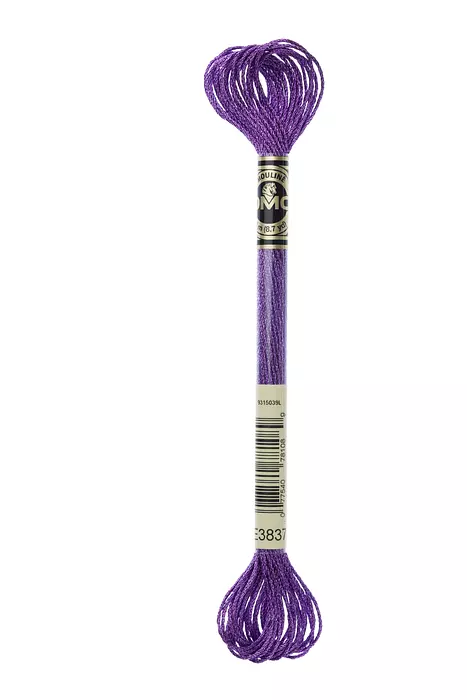 DMC Metallic Light Effects - E3837 Metallic Purple