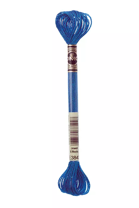 DMC Metallic Light Effects - E3843 Metallic Pool Blue