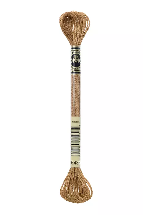 DMC Metallic Light Effects - E436 Metallic Teddy