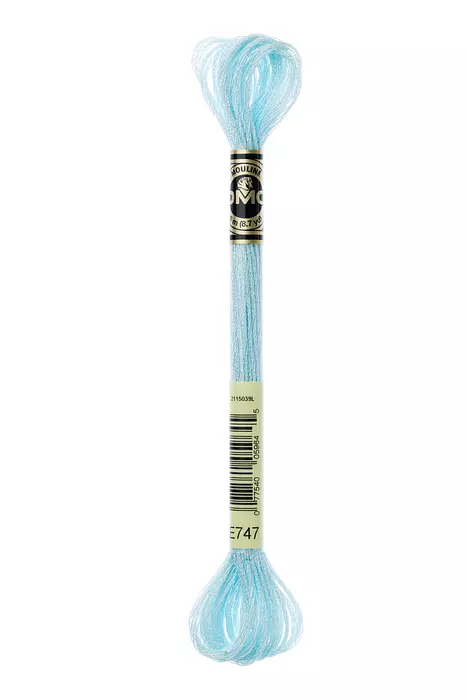 DMC Metallic Light Effects - E747 Pearlescent Blue Sea Mist