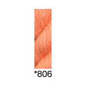 Blossoms 806 Burnt Orange - medium dark