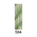 Daisies 1 ply Wool 584 Apple Green - medium light