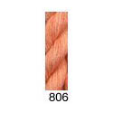 Poppies Silk & Wool 806 Burnt Orange - medium dark