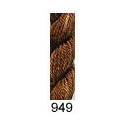 Poppies Silk & Wool 949 Hazelnut - ultra dark
