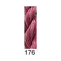Stars Stranded Silk 176 Mulberry - medium dark