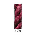 Stars Stranded Silk 178 Mulberry - very dark