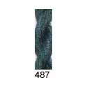 Stars Stranded Silk 487 Sage - dark