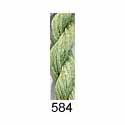 Stars Stranded Silk 584 Apple Green - medium light