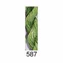 Stars Stranded Silk 587 Apple Green - dark
