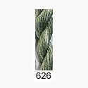 Stars Stranded Silk 626 Eucalypt - medium dark