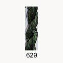 Stars Stranded Silk 629 Eucalypt - ultra dark
