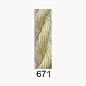 Stars Stranded Silk 671 Olive - ultra light