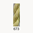 Stars Stranded Silk 673 Olive - light