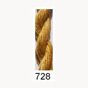 Stars Stranded Silk 728 Ripe Corn - very dark