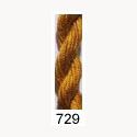 Stars Stranded Silk 729 Ripe Corn - ultra dark