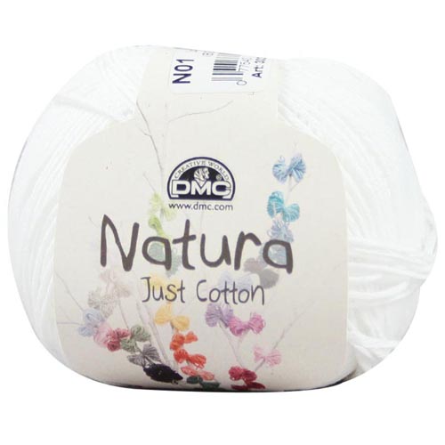 DMC Natura Just Cotton 4 ply - 01 Ibiza