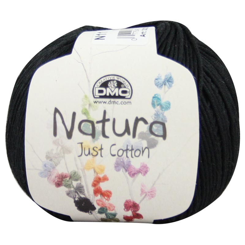 DMC Natura Just Cotton 4 ply - 11 Noir