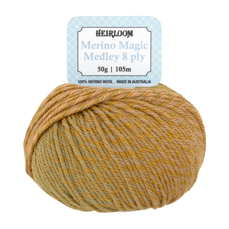 Merino Magic Medley 8 ply - 7081 Patina