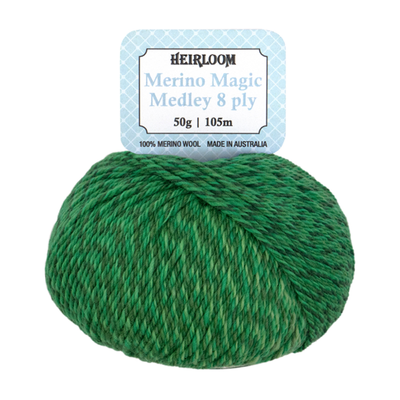 Merino Magic Medley 8 ply - 7088 Tree Fern