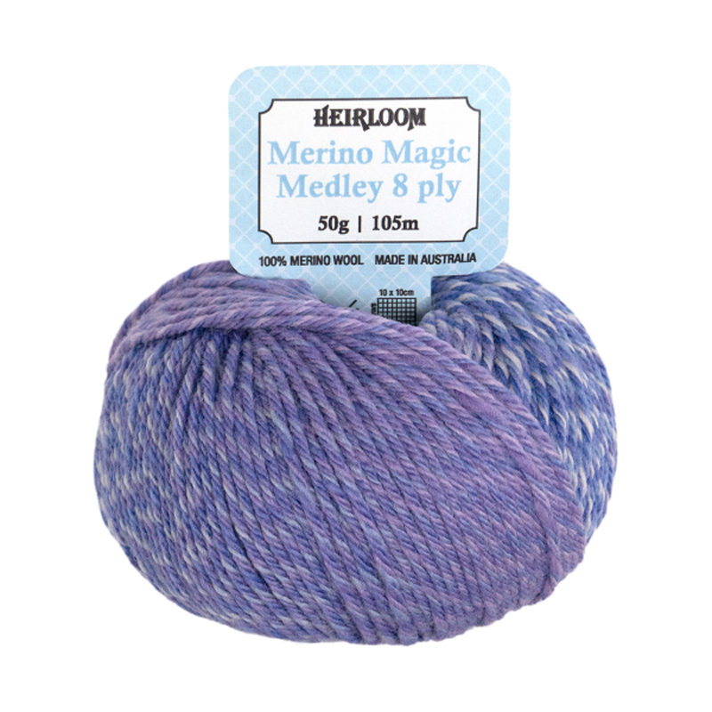 Merino Magic Medley 8 ply - 7090 Lavender Field